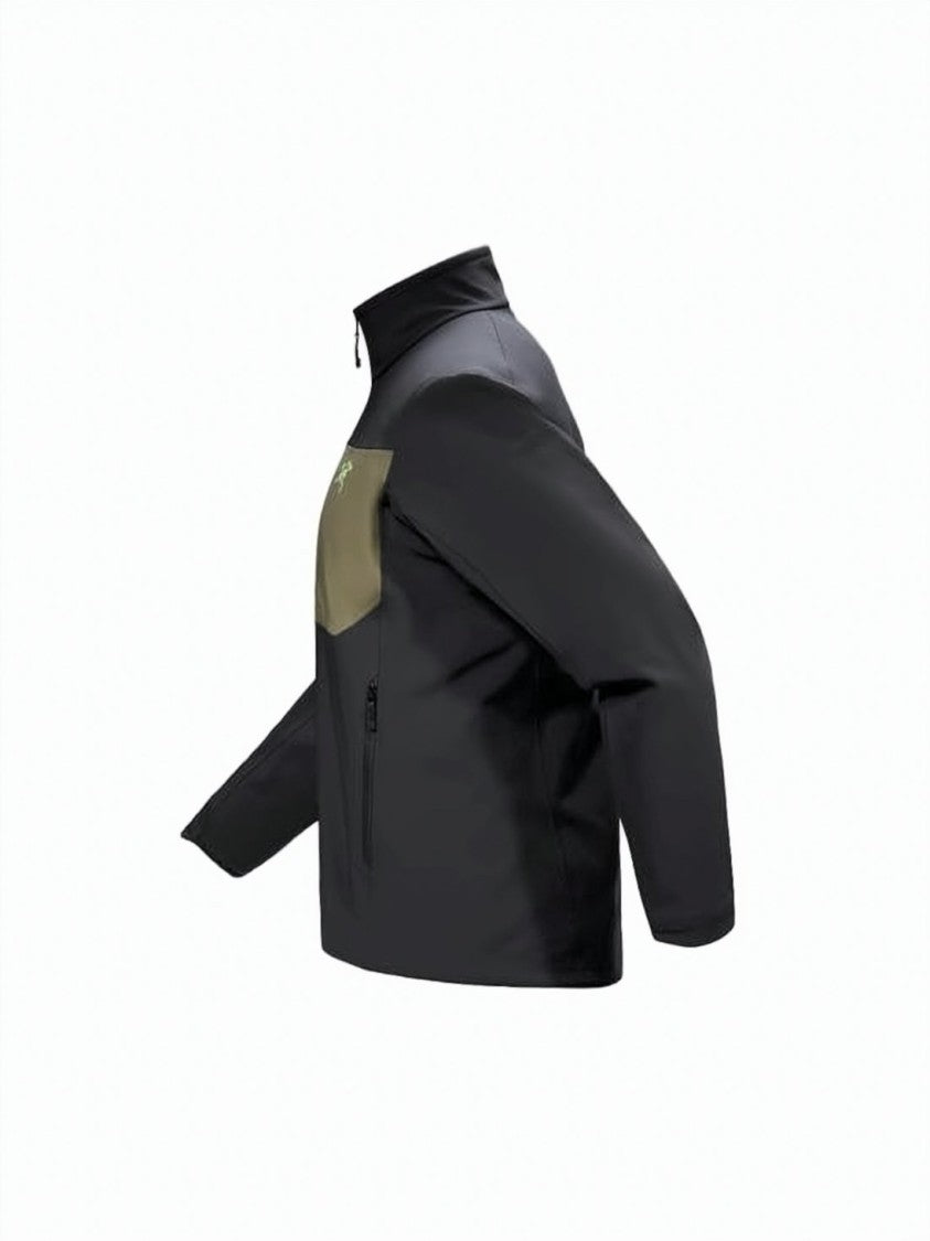 A.P.C. Structured High Collar Jacket With Two-Tone Design