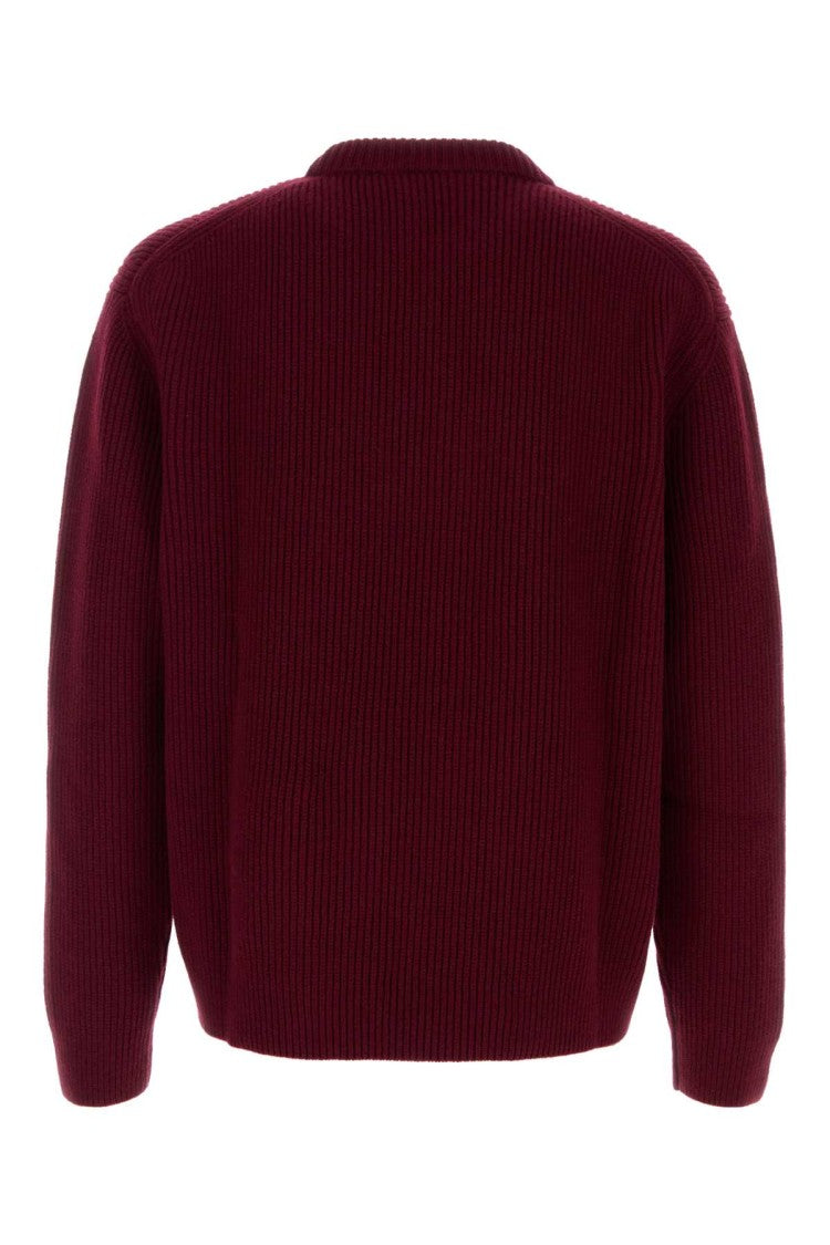 Gucci Burgundy Wool Blend Sweater