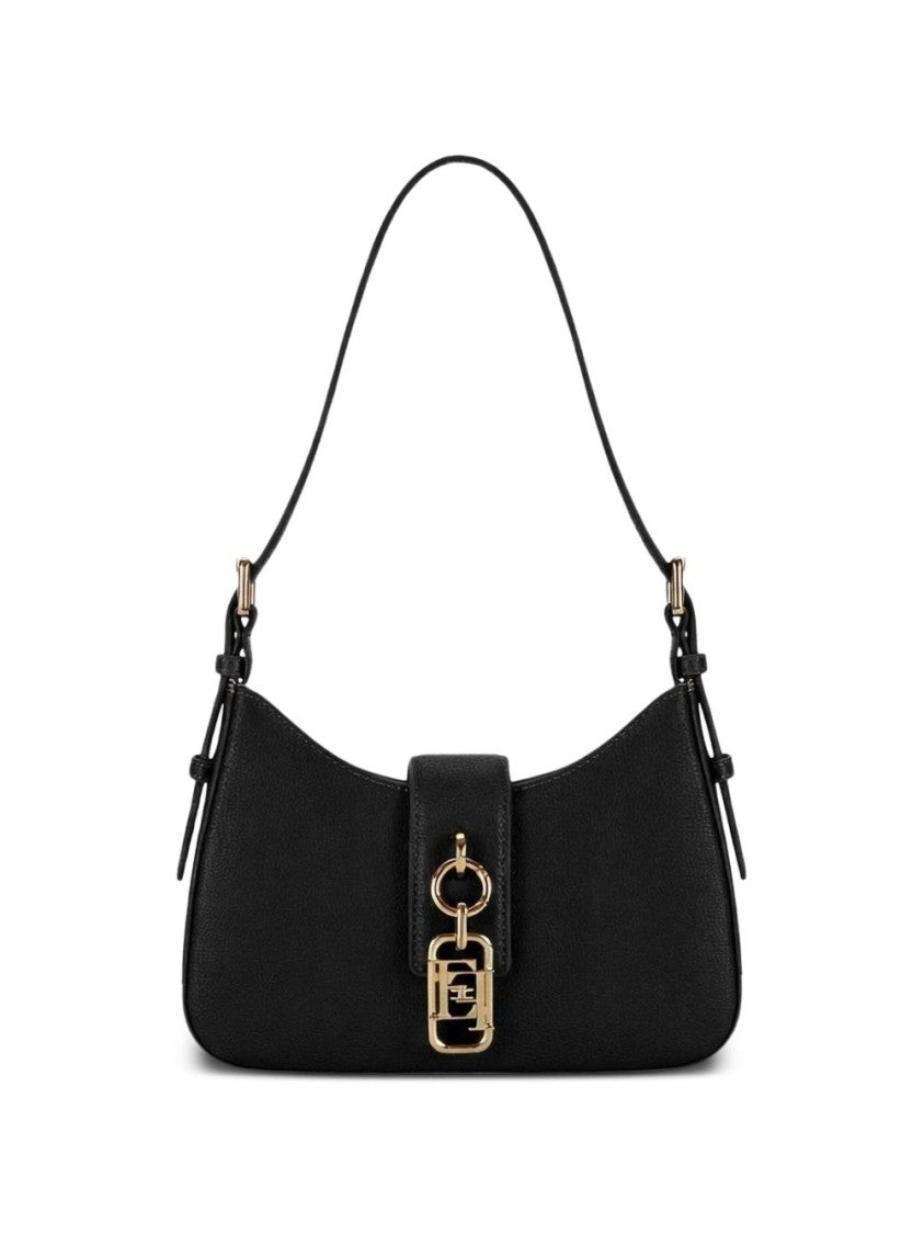 Elisabetta Franchi Small Shoulder Bag With Gold-Tone Clasp