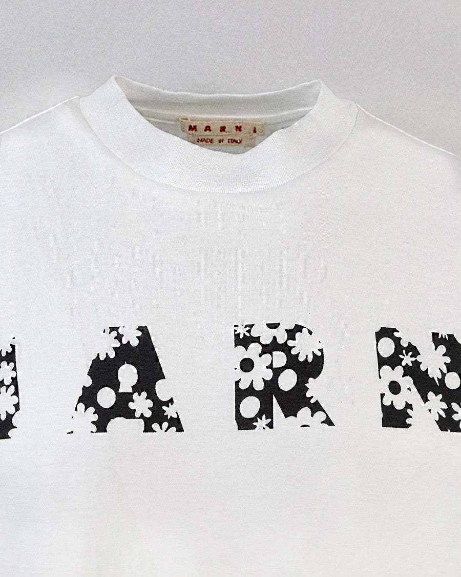 Marni Oversized White Cotton T-Shirt