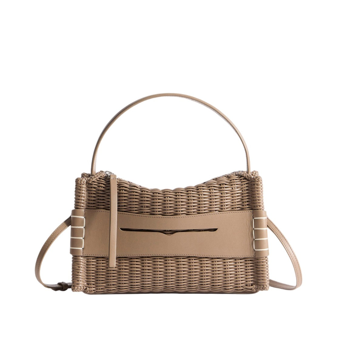 J. W. Anderson Structured Leather Bag With Removable Shoulder Strap And Square-Stitch Detailing