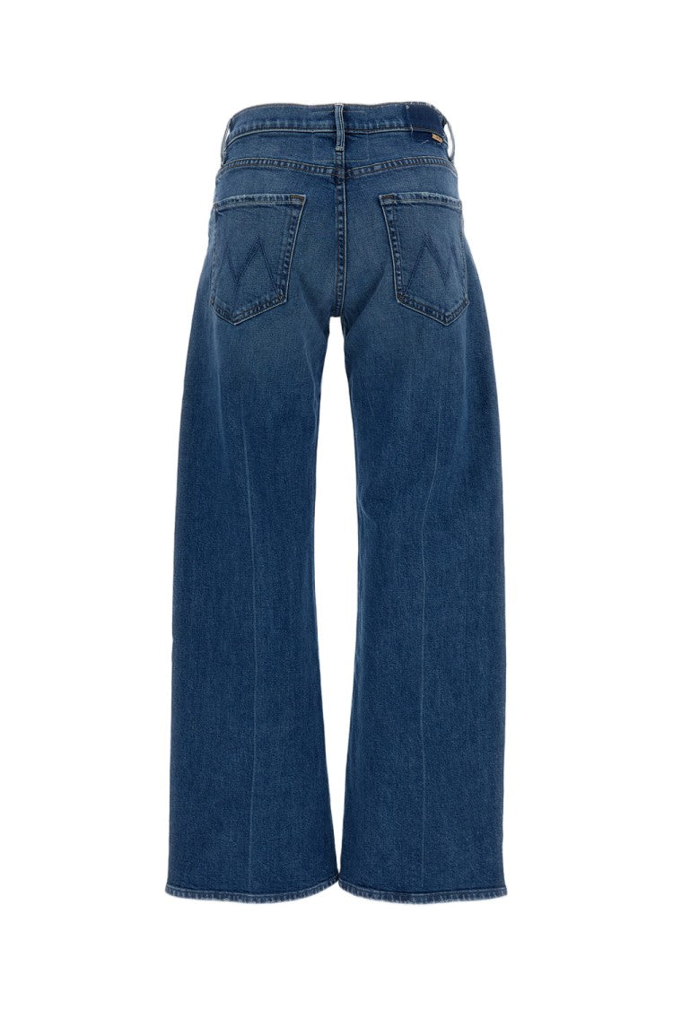 Mother Mid-Rise Wide-Leg Jeans