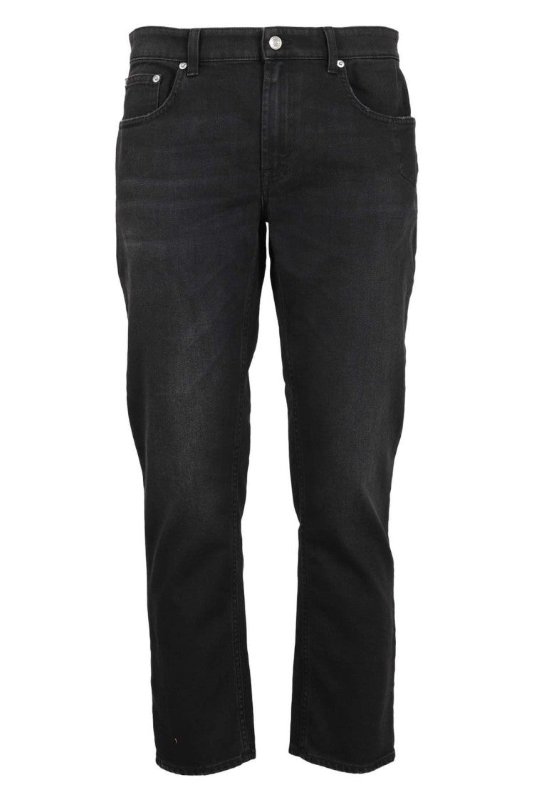 Department Five Fitted Dark Wash Denim Pants