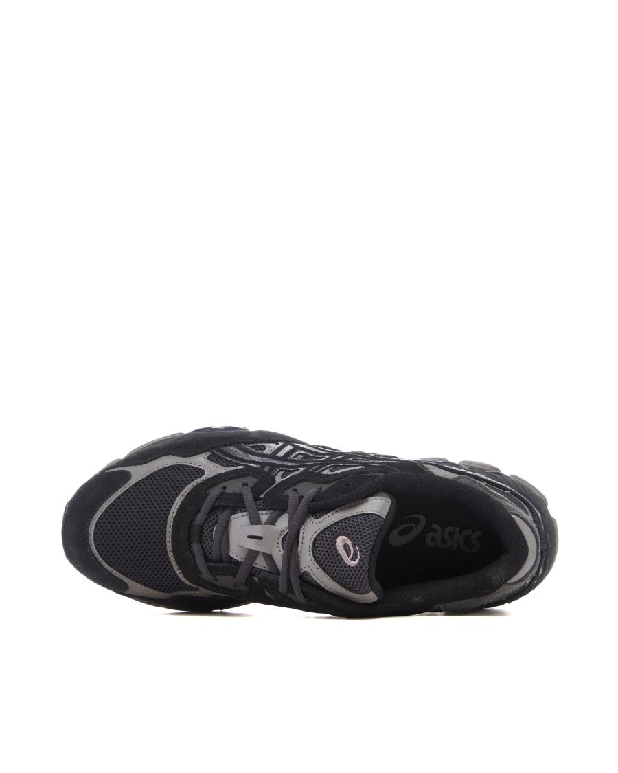 Asics Grey Gel-Nyc Leather Sneakers