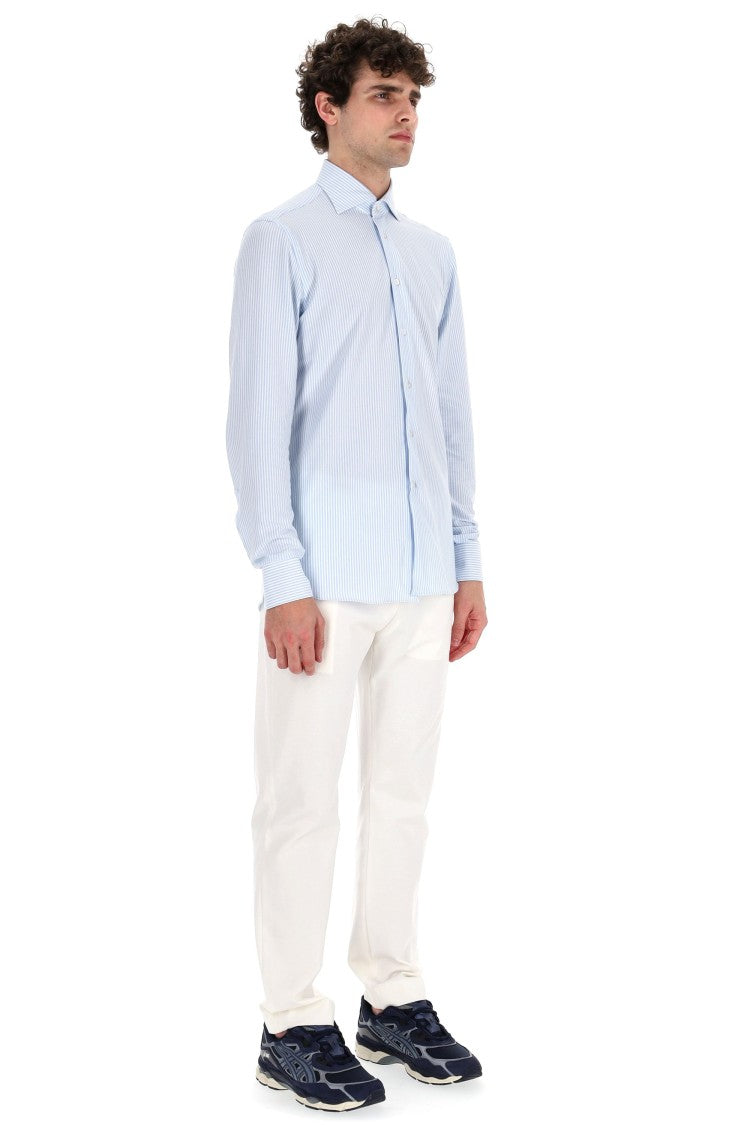 Borriello Stretch Stripe Tailored Shirt