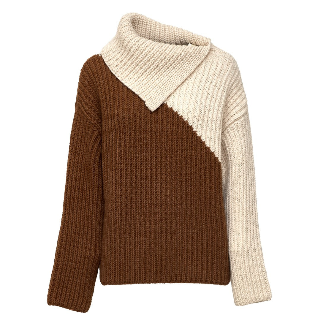 Essentiel Antwerp Kolorama Bicolor Knit Pullover