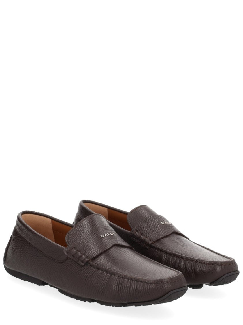 Bally Driver Pilot Brown Calf Leather Loafers