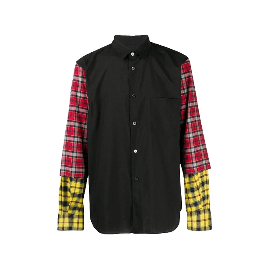 Comme Des Garçons Comme Des Garçons Checked Sleeve Shirt