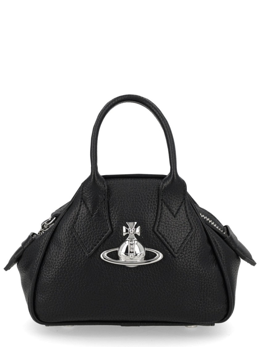 Vivienne Westwood Mini Yasmine Pebbled Texture Handbag