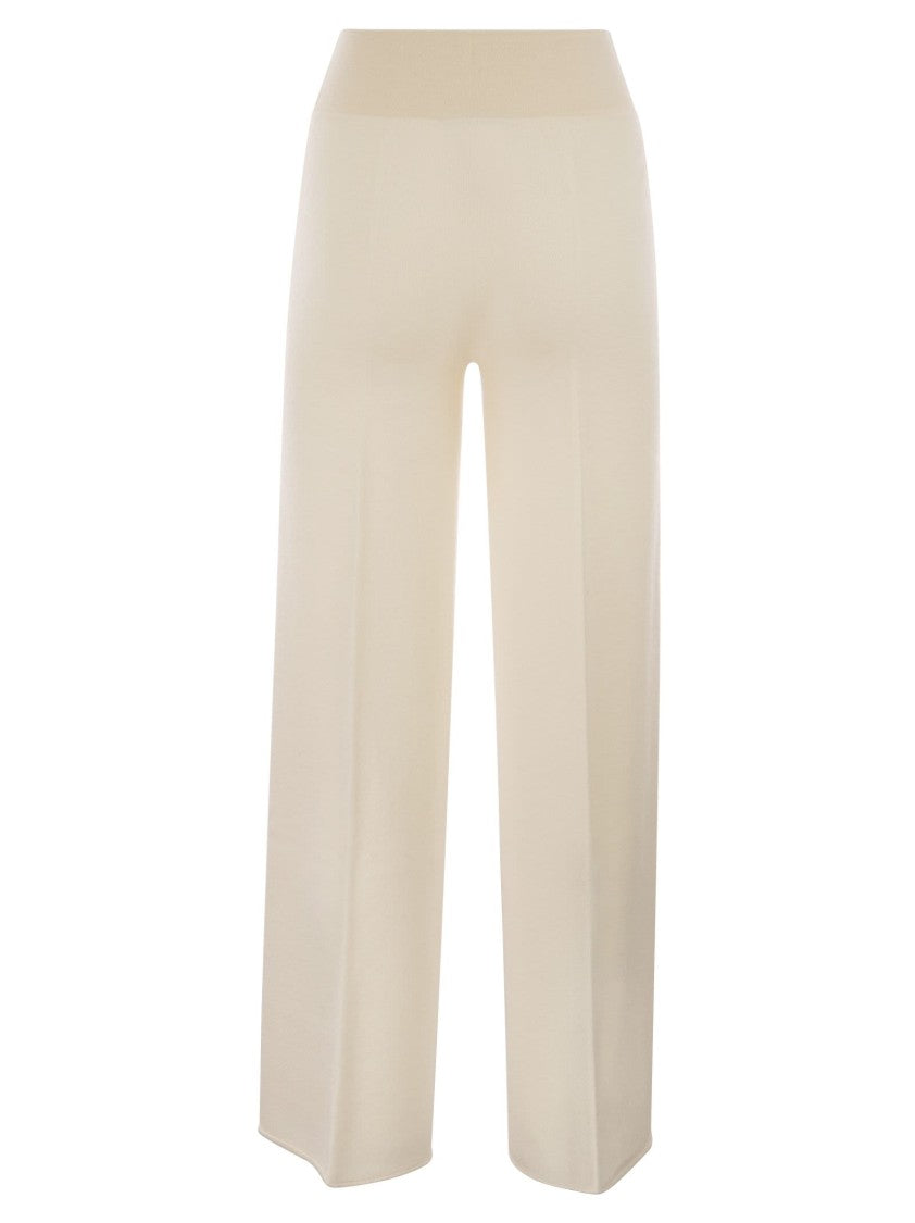 Vanisé Twist - Cashmere Wide-Leg Trousers