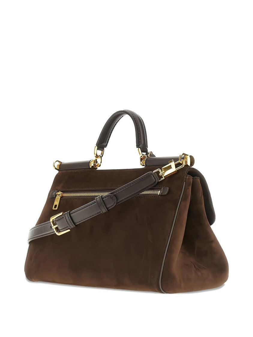 Dolce & Gabbana Calf Leather Borsa Handbag
