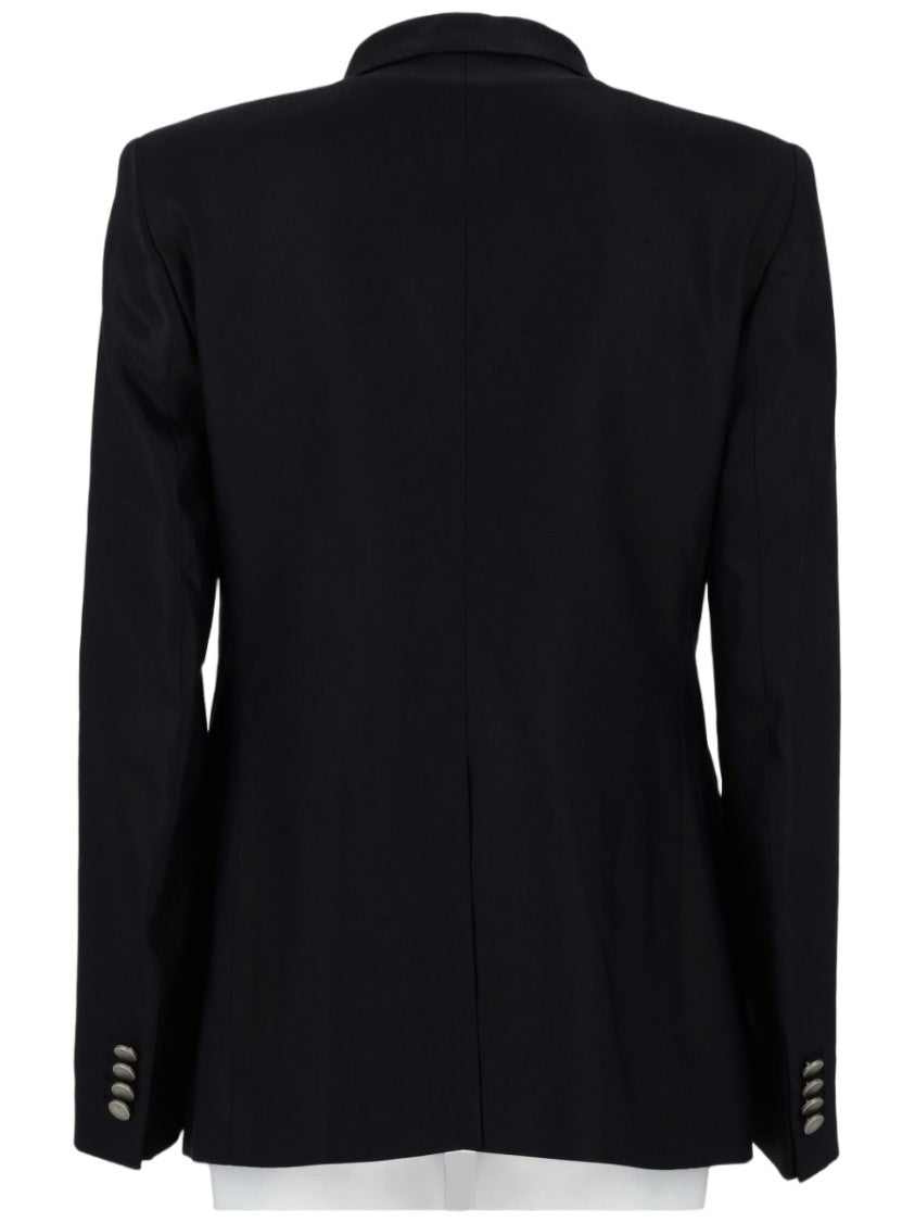Tagliatore Tailored Double-Breasted Jacket With Metallic Accents