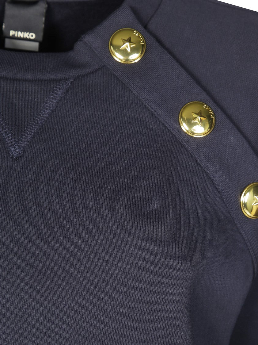 Pinko Margarine Sweatshirt With Shoulder Buttons