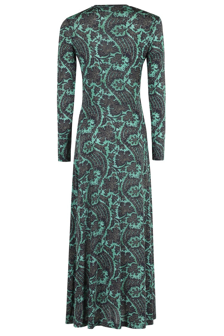 Ulla Johnson Naia Long Sleeve Ruched Midi Dress