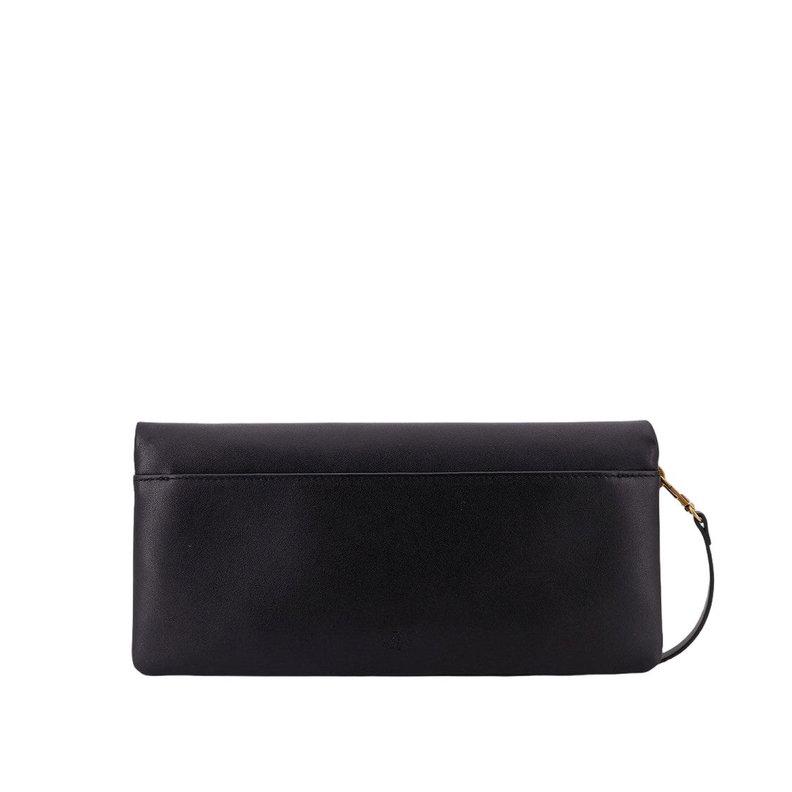 Pinko Black Leather Clutch Bag