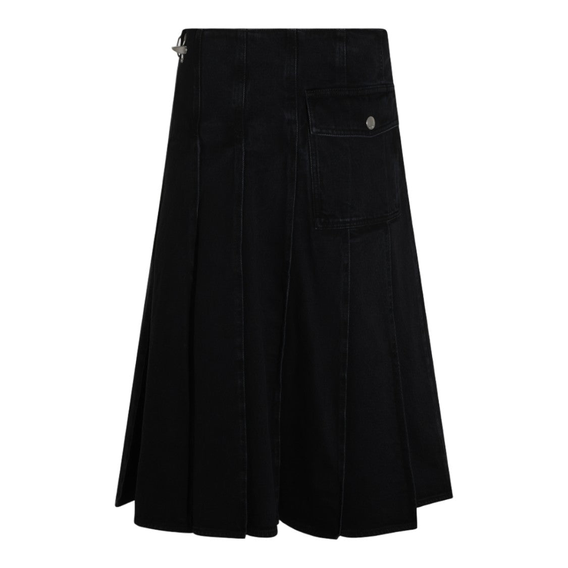 Marni Flared Clasp Closure Midi Skirt