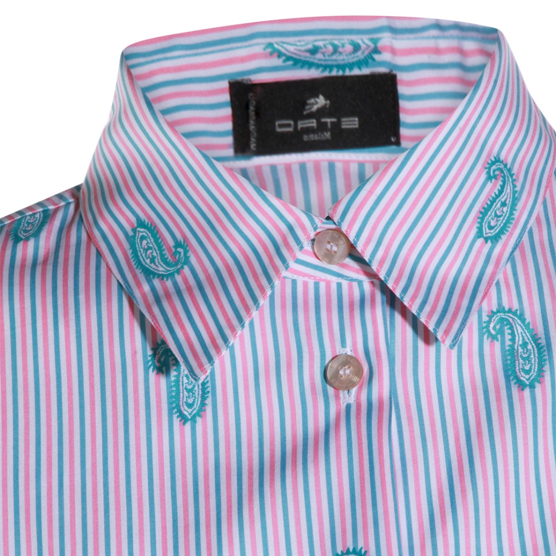 Etro Multicolor Cotton Buttoned Cuffs Shirt