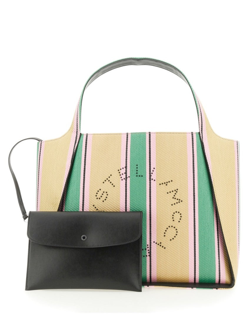 Stella Mccartney Tote Bag With Double Handles And Logo Detail