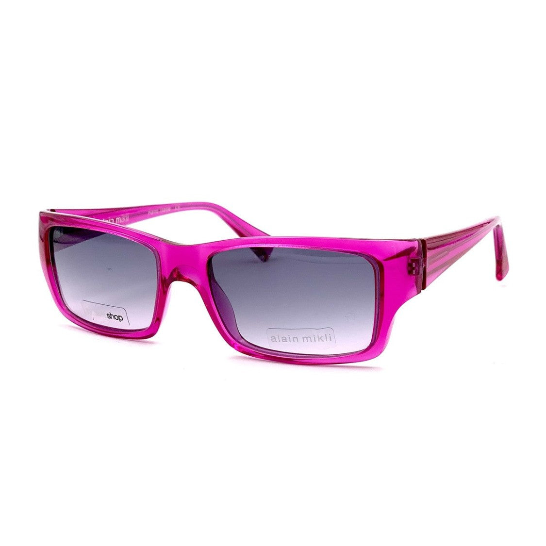 Alain Mikli Purple A0641 Bold Rectangular Sunglasses