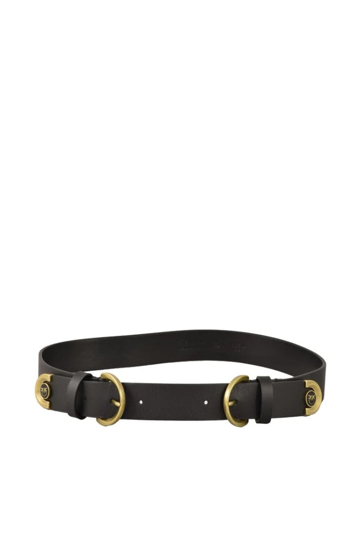 Pinko Pinko Leather Belt - Black