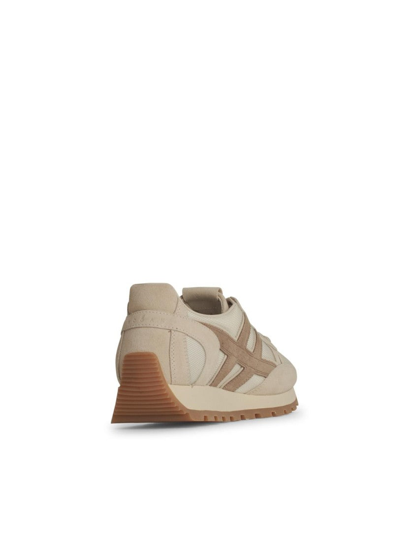 Hogan H672' White Fabric Sneakers