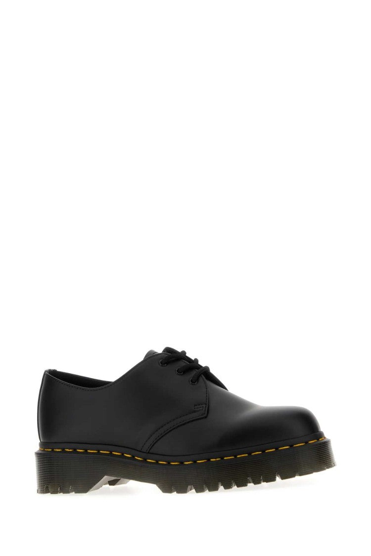 Dr. Martens Black Leather Oxford 1461 Lace-Up Shoes