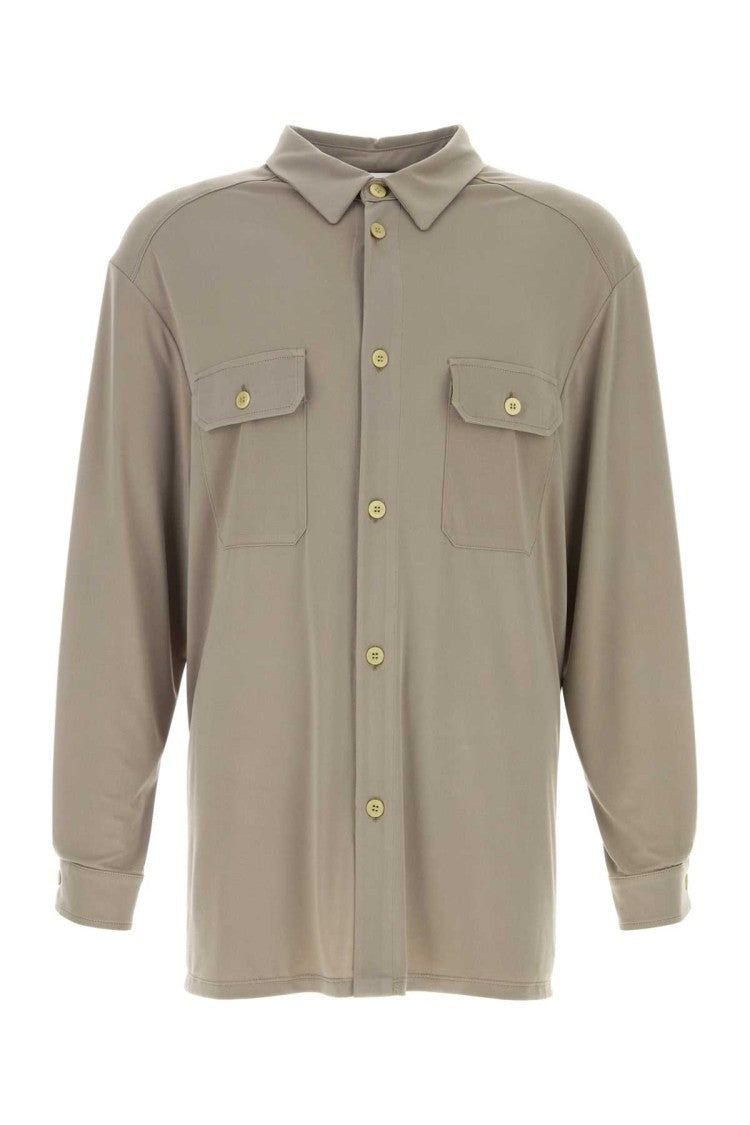 Magliano Khaki Stretch Polyester Vendemmia Shirt