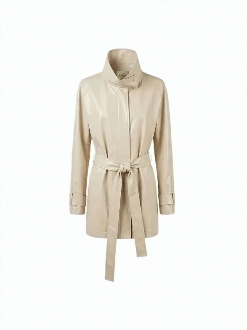 Paloma Wool Tailored Belted Jacket With High Stand Collar