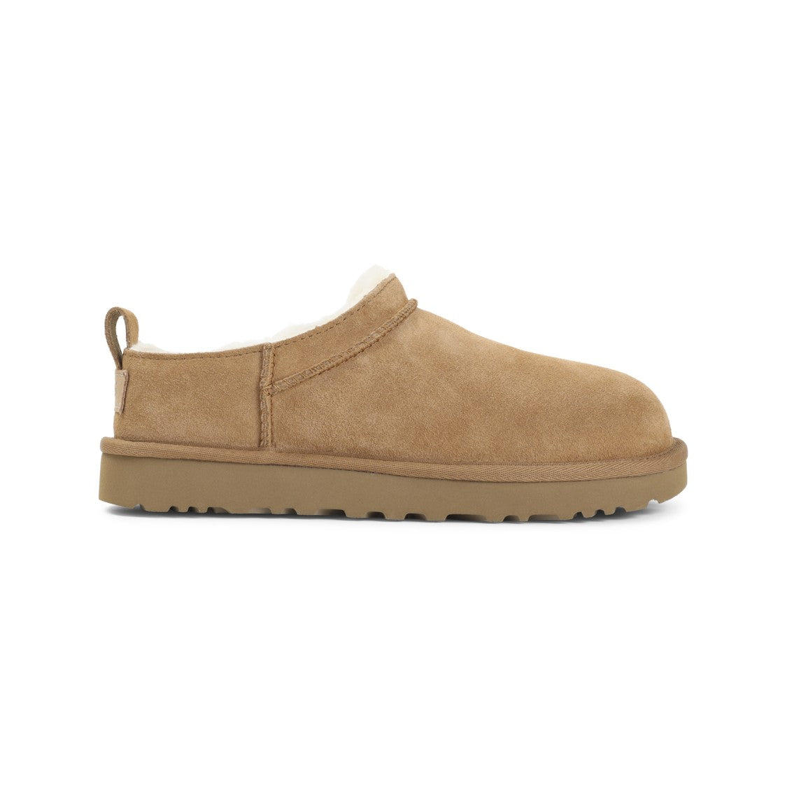 Ugg Soft Suede Slip-On Shoes With Plush Shearling Lining