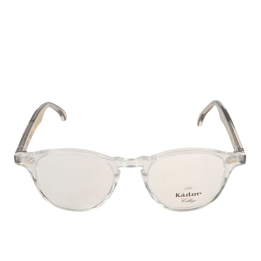 Kador Oxford Transparent Front Frame Eyeglasses With Curved Black Temples