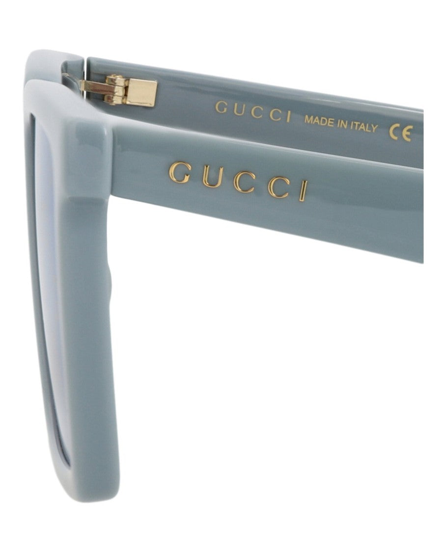 Gucci Square-Frame Injection Sunglasses