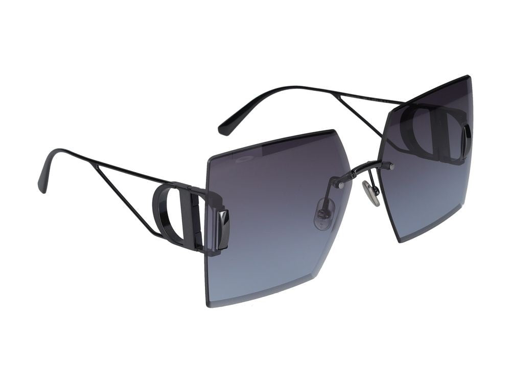Dior Black 30Montaigne Square Sunglasses