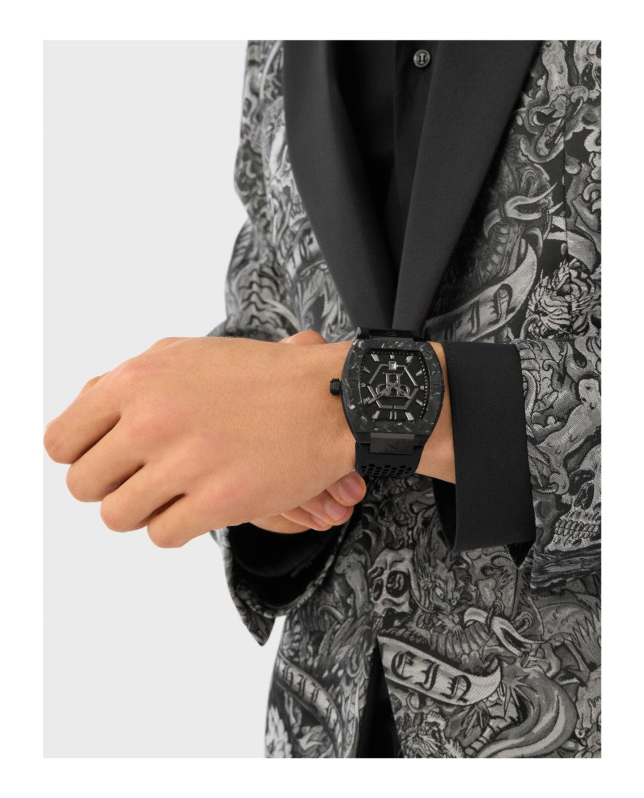 Philipp Plein The Hexagon Phantom Silicone Watch