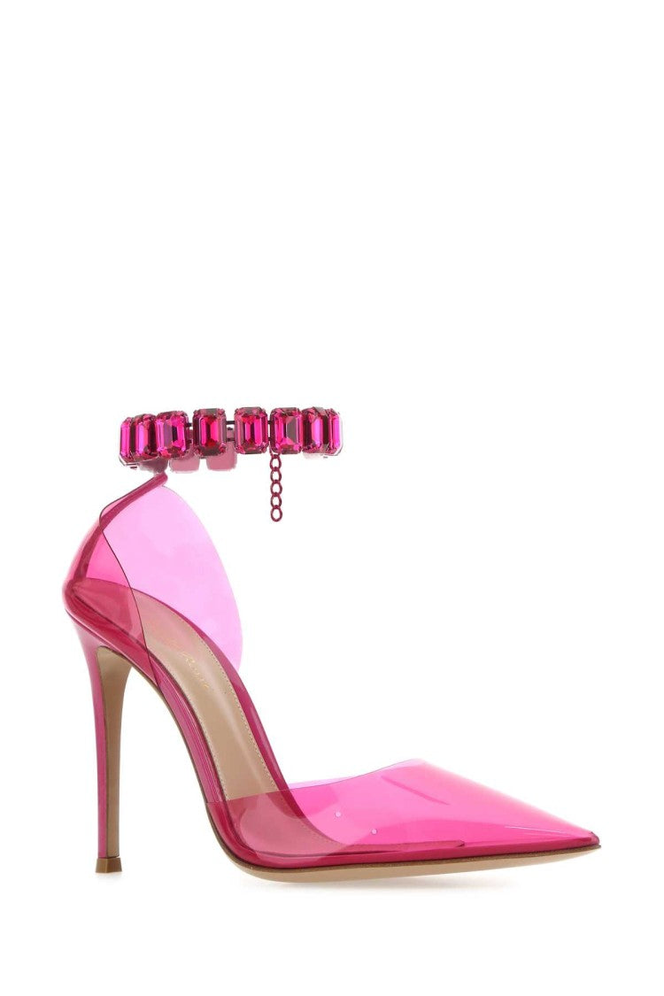 Gianvito Rossi Striking Fuchsia Pvc Pumps
