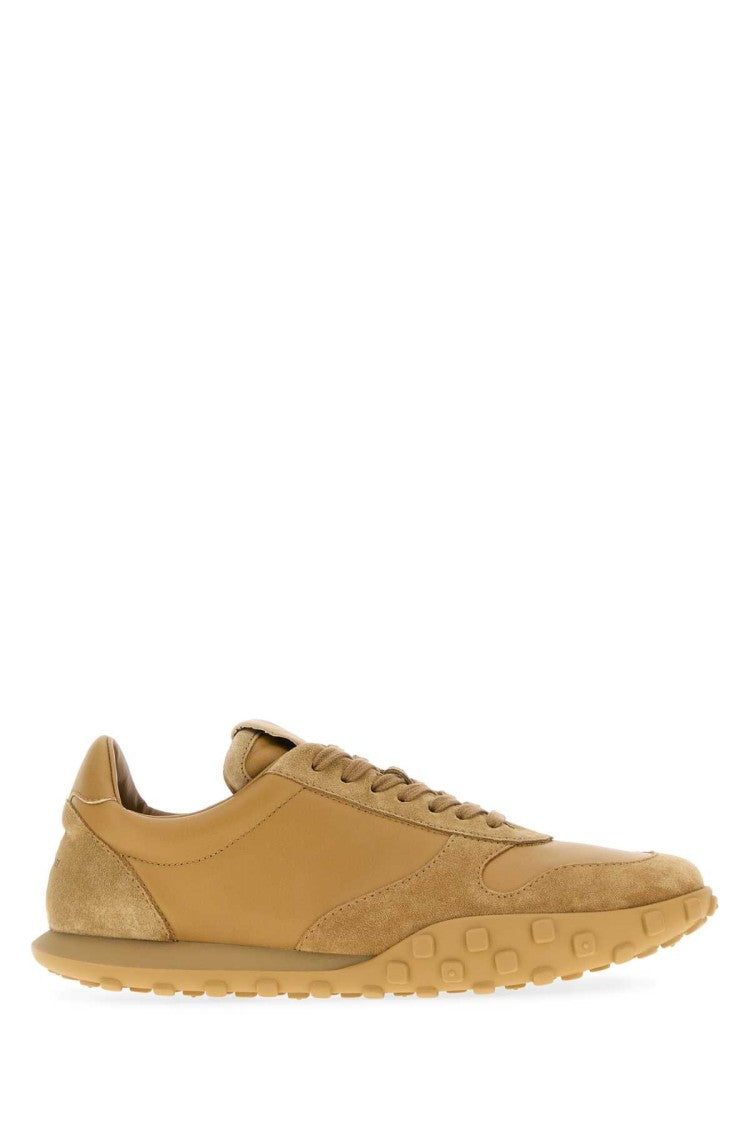 Jil Sander Camel Nappa Leather And Suede Moon Sneakers