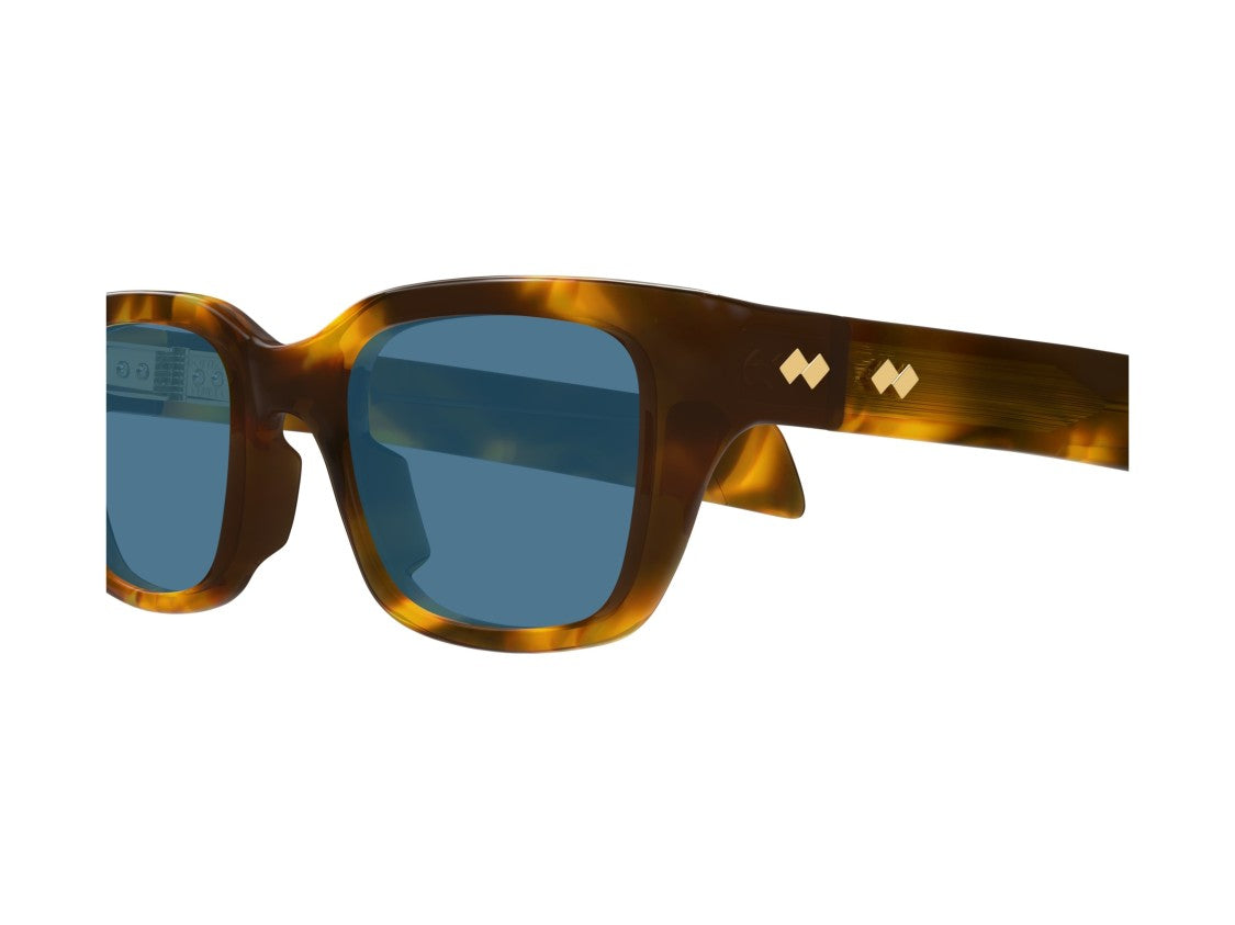 Bottega Veneta Gold Bv1393s Tortoiseshell Acetate Oversized Square Sunglasses