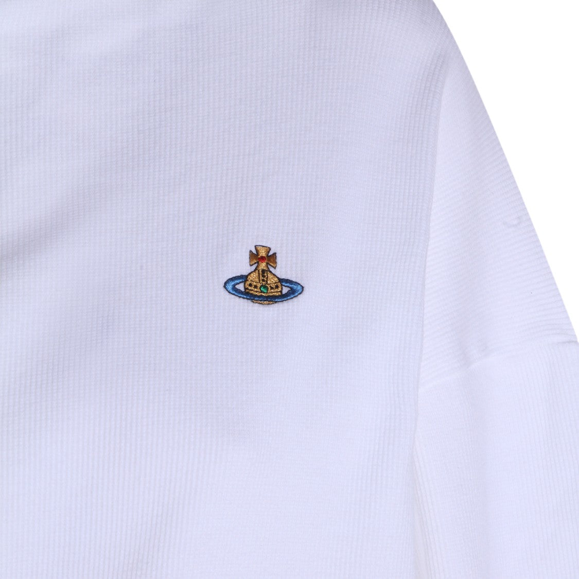 Vivienne Westwood Classic Crew Neck White Sweater