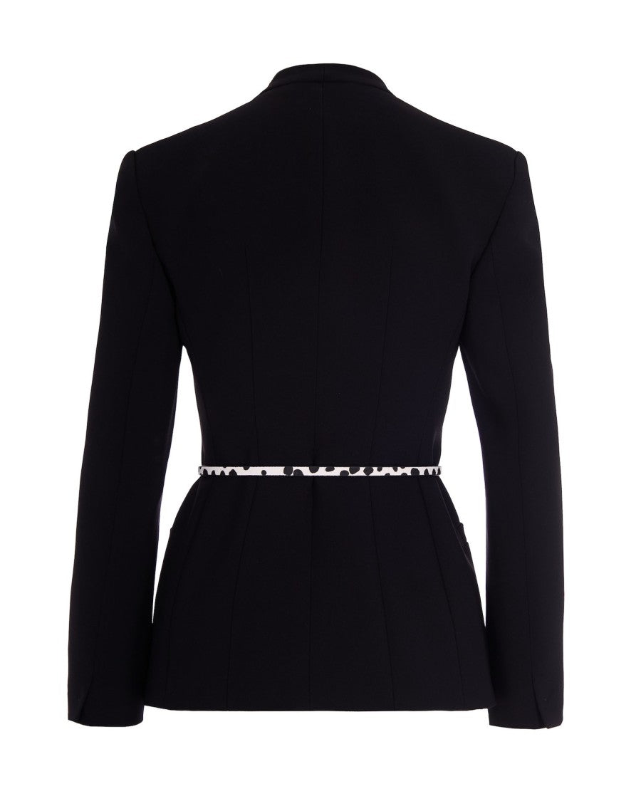 Max Mara Black Quinoa Jacket