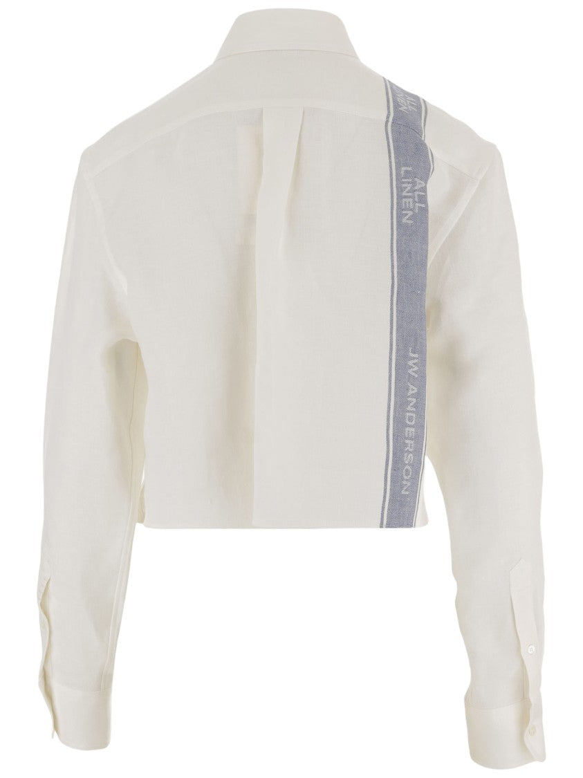 J. W. Anderson Crop Linen Shirt