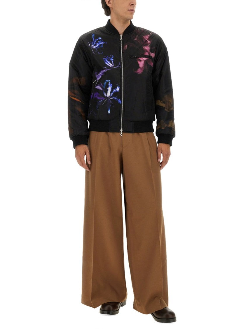 Dries Van Noten Polyamide-Blend Reversible Floral Print Jacket