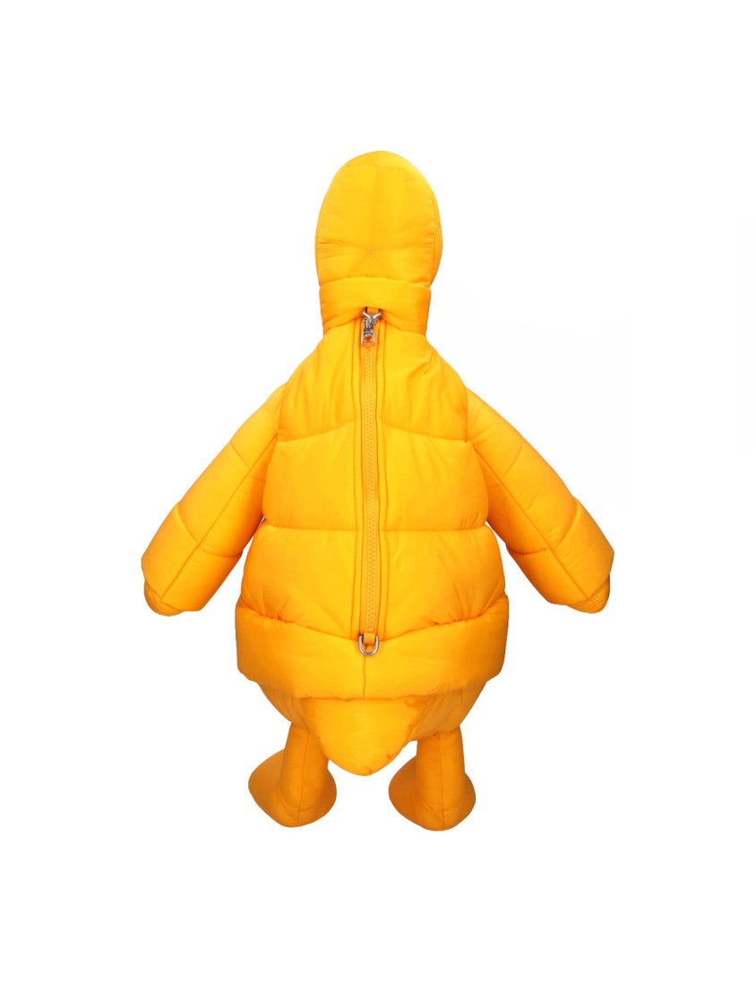 Moncler Yellow Monduck Padded Fabric Bag