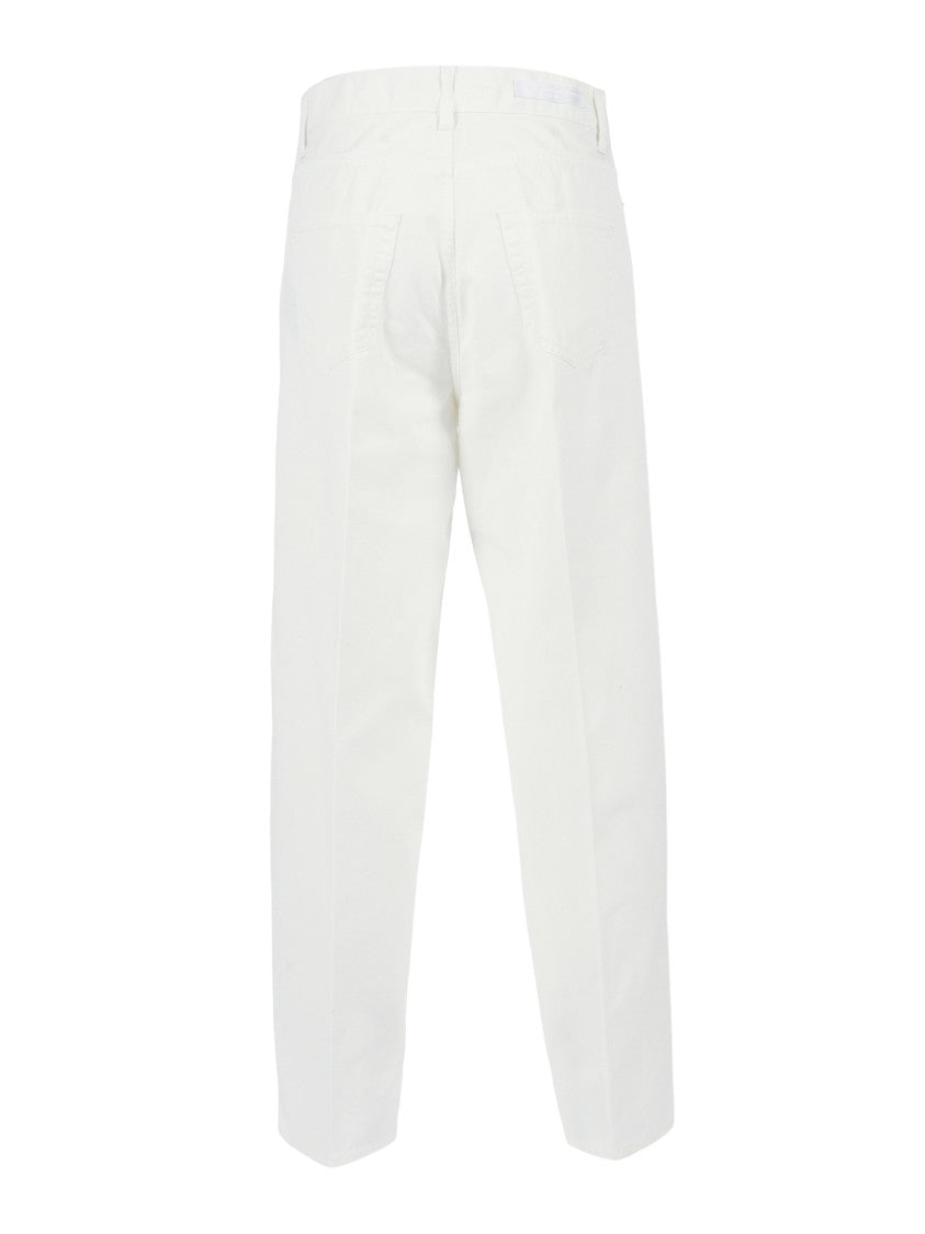 Briglia Tailored Straight-Leg Cotton Pants