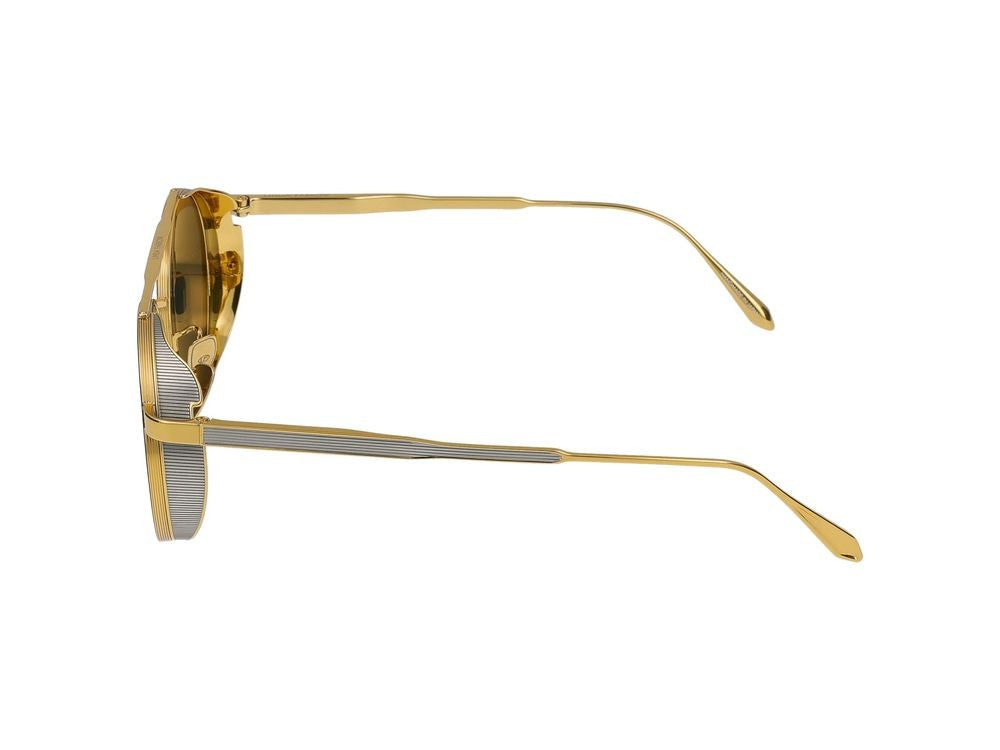 Linda Farrow Sunglasses Lfl1549 Conor C1 Yellow Gold/Light Gold 52/19/145