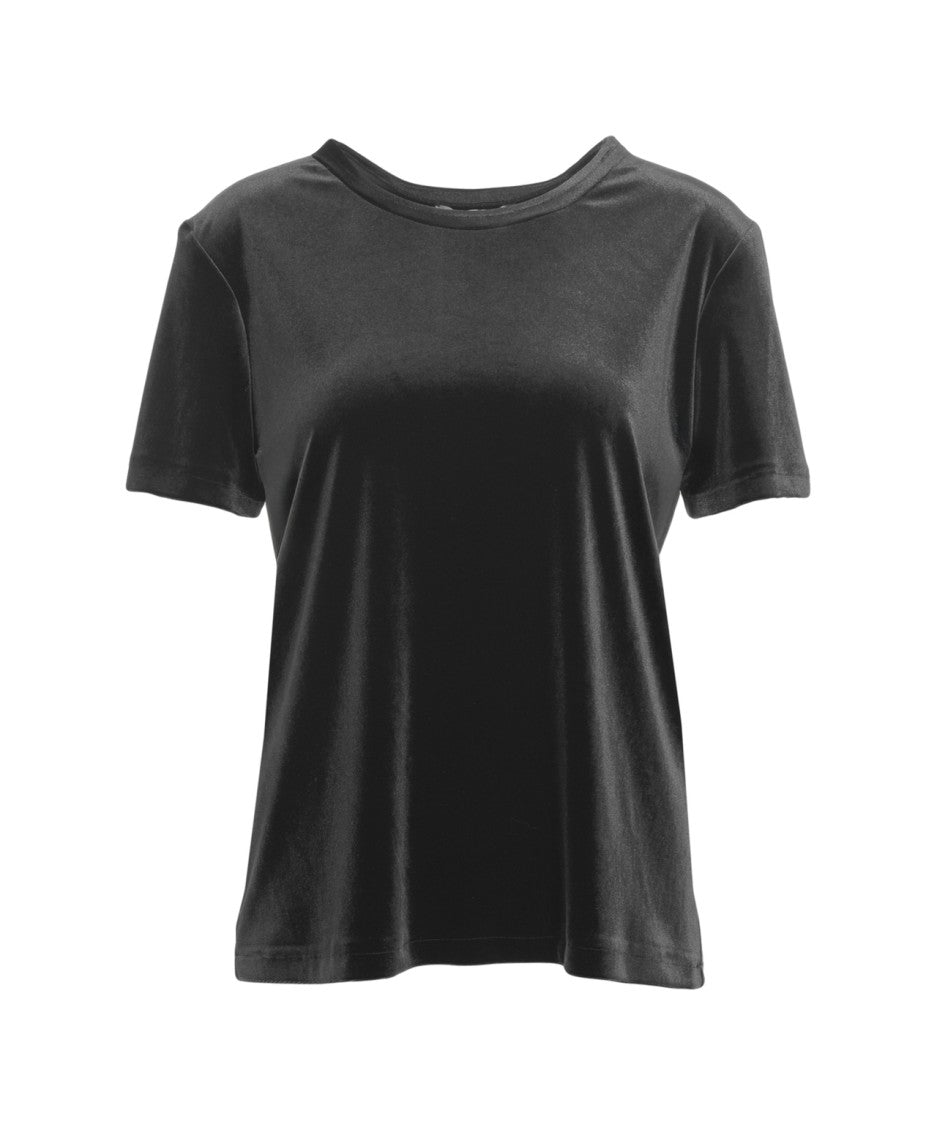 Gender Round Neck Loose-Fit T-Shirt In Flowing Fabric