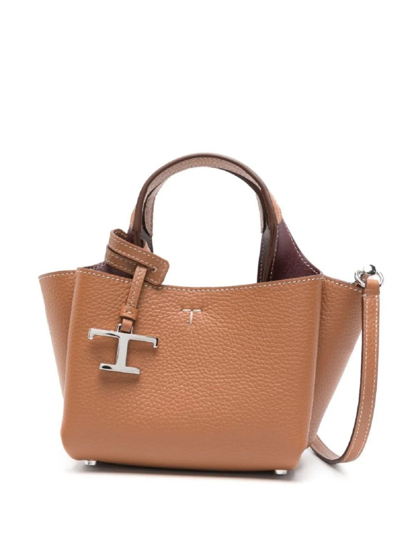 Tod's Grained Leather Shoulder Bag