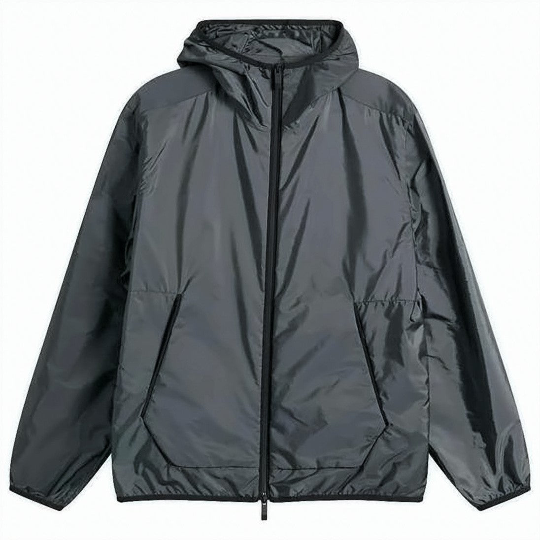 Moncler Lightweight Dark Grey Moncler Jacket With Hood