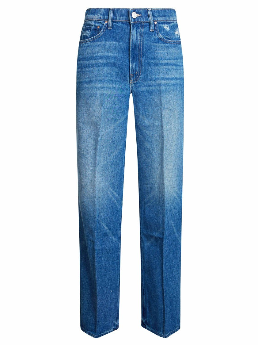 Mother The Ditcher Roller Zip Skimp Cropped Jeans