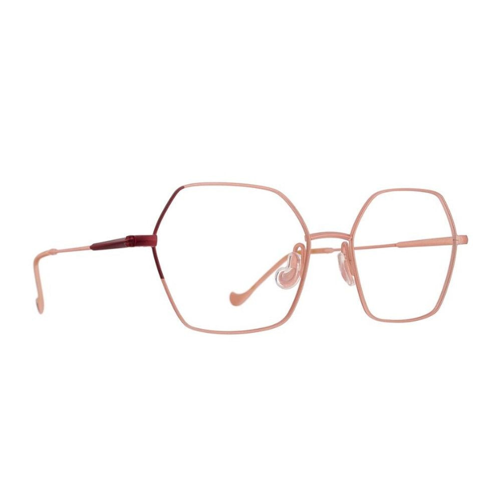 Caroline Abram Vikyta Geometric Optical Frames With Faceted Lines