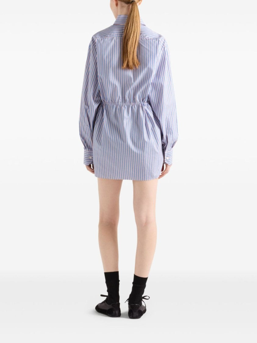 Prada Striped Poplin Shirt