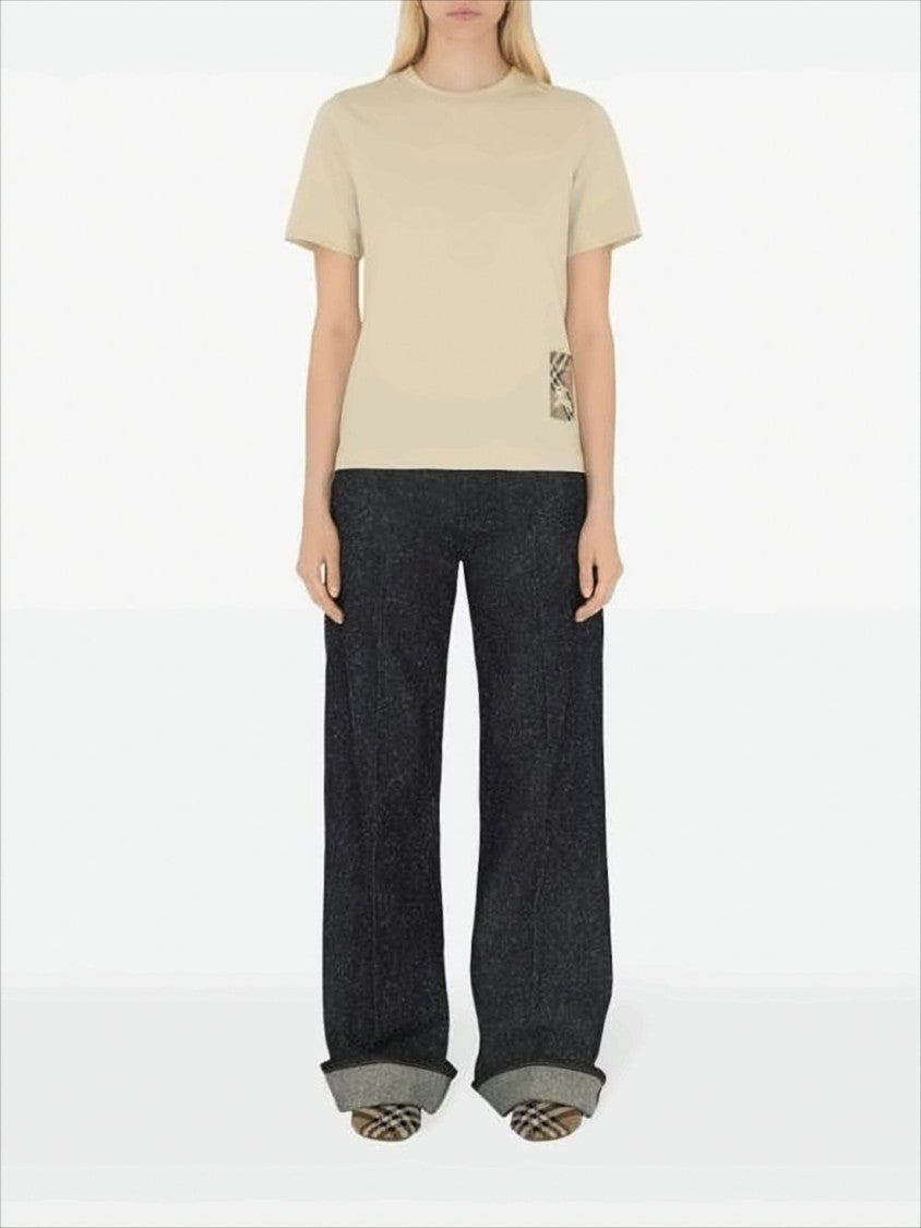 Burberry Boxy Fit Crew Neck T-Shirt